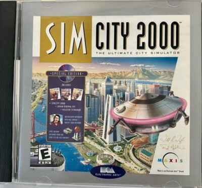 SIM City 2000 CD. The Ultimate City Simulator.