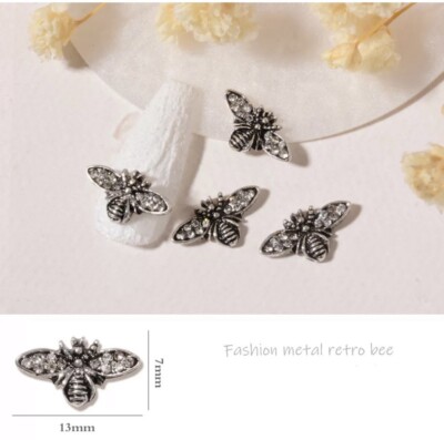 chrome heart nail charm Set | eBay