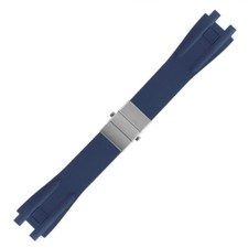 Cinturino Blu per Ulysse Nardin Executive 26x20mm In Gomma