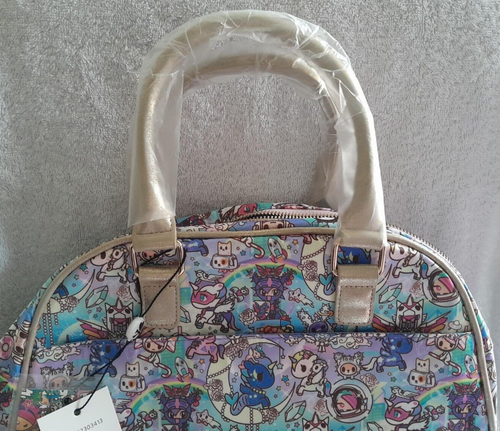 1 X NEW TOKIDOKI DIGITAL PRINCESS - SHOULDER BAG / BOWLER BAG NWT - Picture 3 of 14