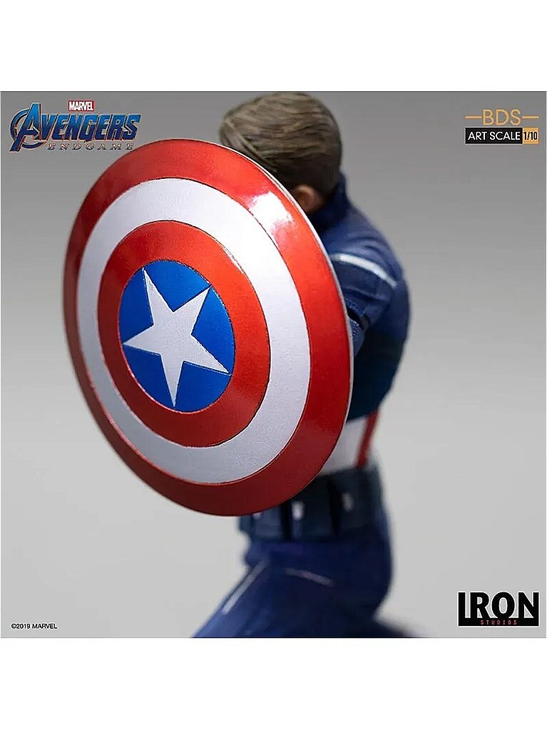 Iron Studios 1/10 CAPTAIN AMERICA Avengers Endgame Marvel w/Art