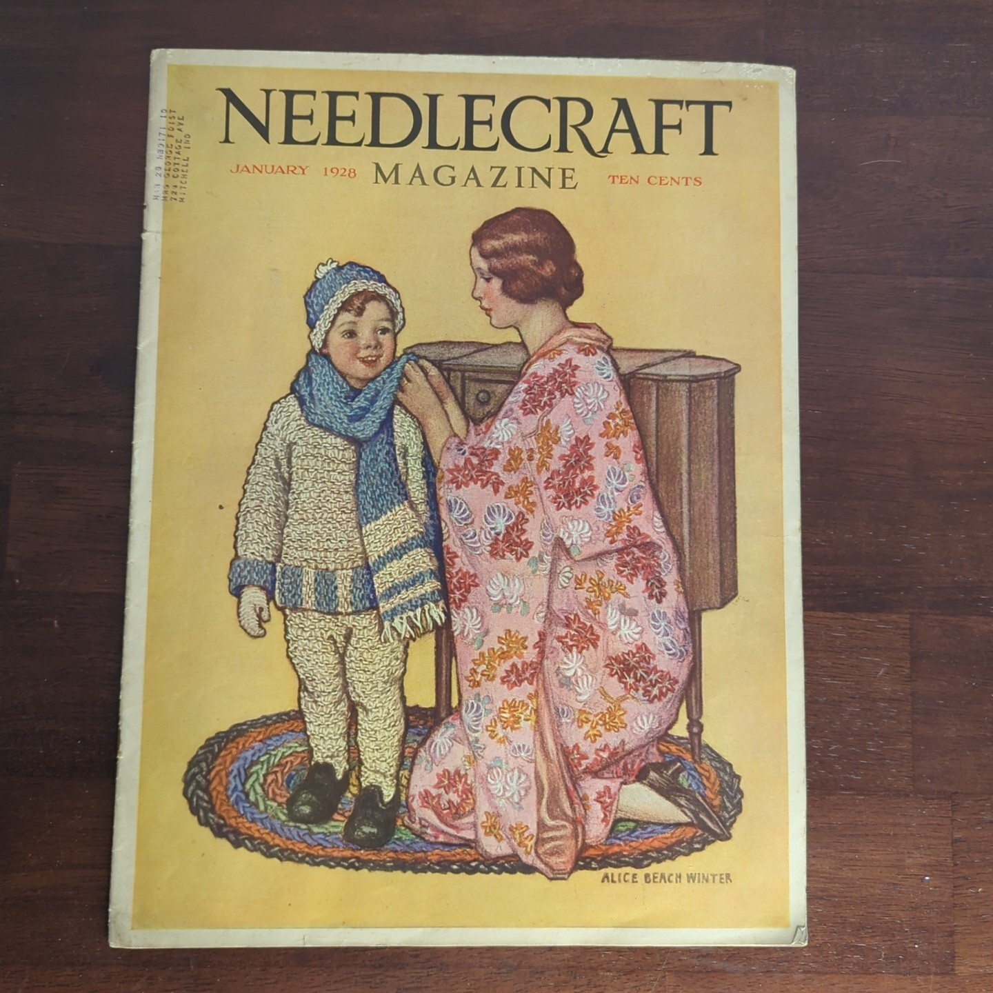 Needlecraft Magazine - Jan 1928 - Parenting - Home - Knitting - Sewing - Women