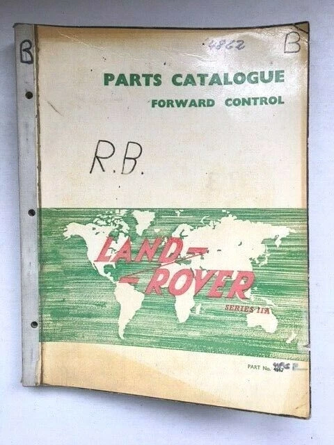 Land rover series 2a parts catalogue outlet