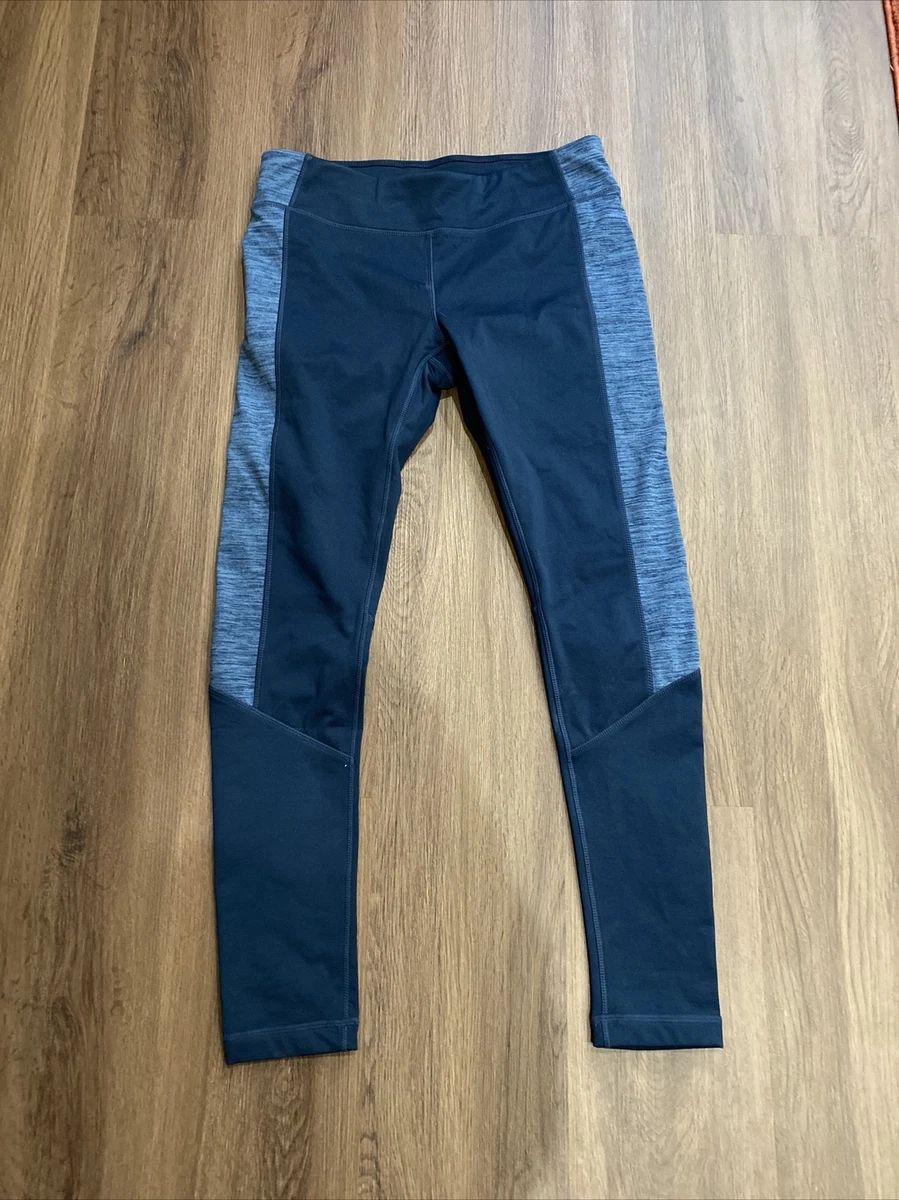 Avalanche Leggings Womens Size Large Fleece Lined Blue Cold