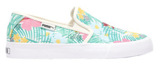 NEW PUMA BARI Slip-On Tropical Floral Women Sneaker Shoes Mint Multi size 6.5