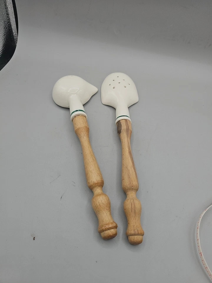 Spoon & Ladle / Separator Set, Painted Rooster, Ceramic with Wooden Handle. - Изображение 4 из 4