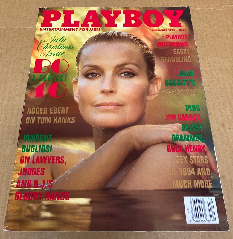 BO DEREK - 1994 Playboy - Like New  NEWSSTAND Gala Christmas Issue