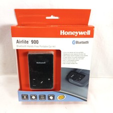 Honeywell Airlite 900 Bluetooth Hands Free Car Kit Speakerphone Leather Clip New