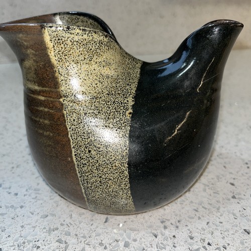 Studio Keramik Pinch Vase/Milchkännchen signiert - Bild 6 von 12