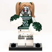 New Lego CMF Series 14 Minifigure - Zombie Cheerleader 71010 Pom Poms col14-8 