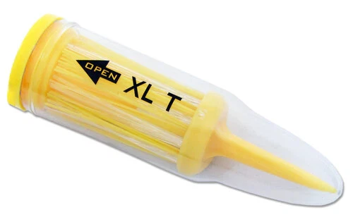 New Yellow Brush Tees 3 1/4" Golf Tees - You Choose the Number You Need.