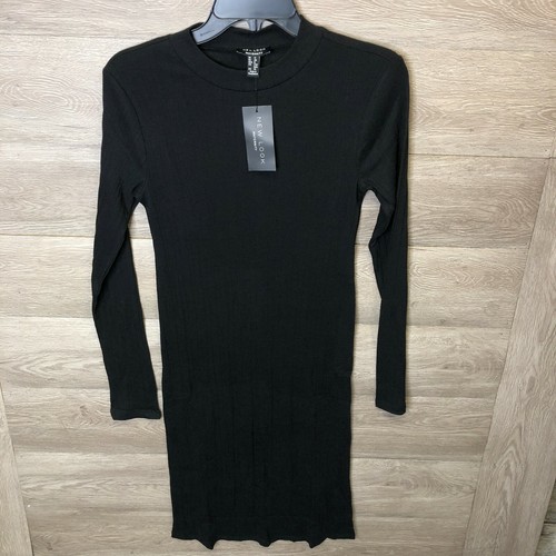 Long Sleeve Ribbed Bodycon Dress NWT | eBay