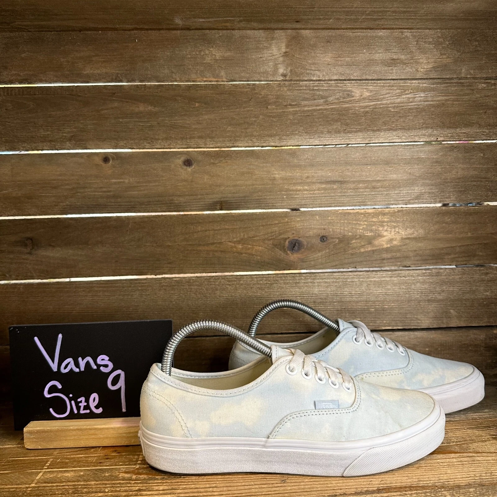 Sneakers da skateboard donna Vans Authentic Bleach Wash Ballad blu taglia 9 M