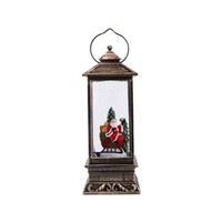 Winter Lane Musical Snow Globe Lantern - Santa Theme Brand Christmas Xmas Winter Lane Musical Snow Globe Lantern - Santa Theme Brand Christmas Xmas