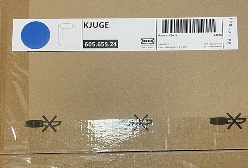 Ikea KJUGE Ottoman with storage, Hexagon, Knisa medium blue NEW - Picture 8 of 8