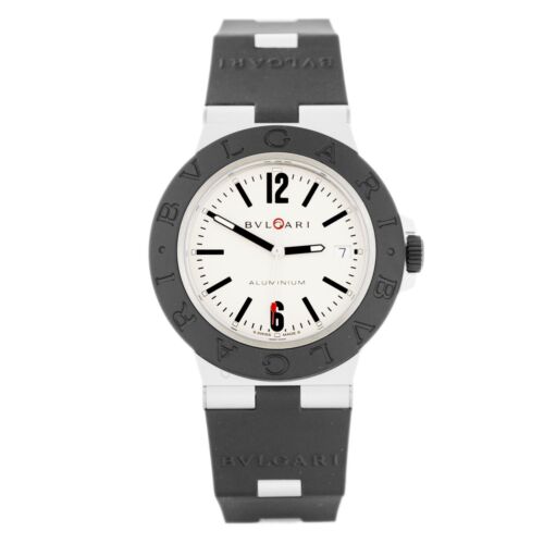 Bulgari Aluminium Titanium Gray Dial 40mm 103382 Full Set