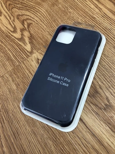 Original Apple Silicone Case Cover Skin For iPhone 11 Pro Midnight Blue