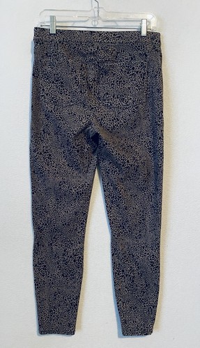 Spanx Pants Womens Large Gray Animal Print Desert Dot Jeanish Leggings Boho - Picture 4 of 9