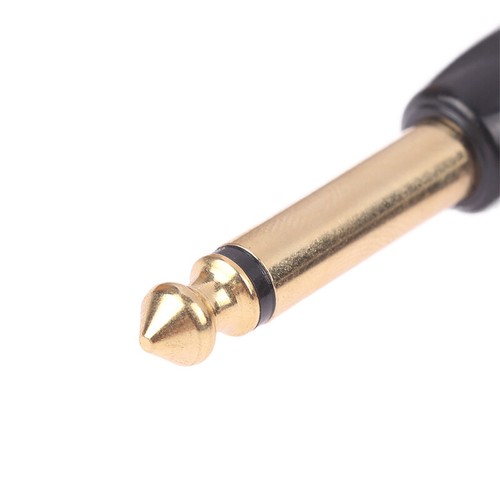 Right Angle Jack 6.35MM Mono 6.5MM Connector Brass Gold Plated 1/4 Inch Plug - Afbeelding 6 van 14