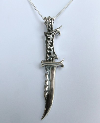Sterling Silver 925 Norse Viking Dagger Pendant !! Brand New !! - Picture 6 of 6