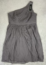 J. Crew Dress 16 Kylie One Shoulder Dress Silk Hoco Prom Party Bridesmaid Formal