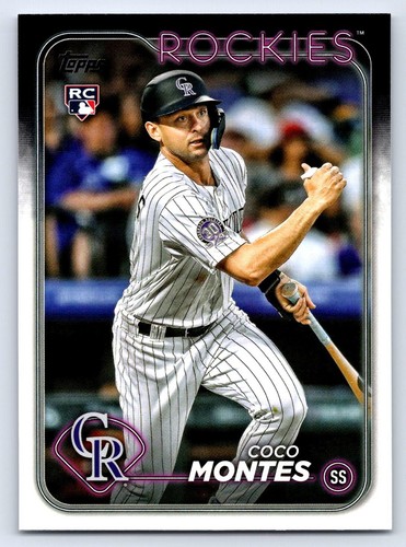 2024 Topps Series 1 Coco Montes RC Rookie #92 Colorado Rockies Baseball Card - Picture 1 of 2