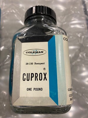 COPPER(II) OXIDE, 1 POUND  REAGENT GRADE sealed Coleman CUPROX fine wire pieces