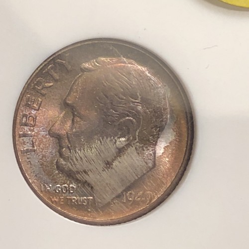 1949-S Dime NGC MS66! nicely toned!! - Picture 10 of 12