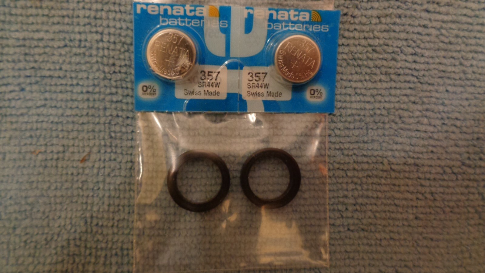  Pulsar LED watch battery spacers AND batteries for Pulsar, Hamilton, Omega