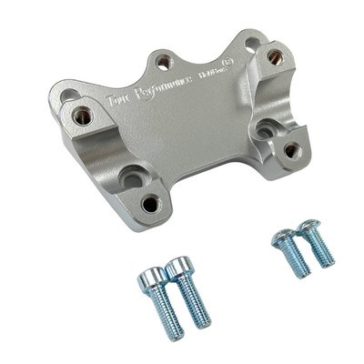 Helibars Handlebar Risers Silver W/Ram Ball Fits 24 Tiger Sport 660 HR06189-RB