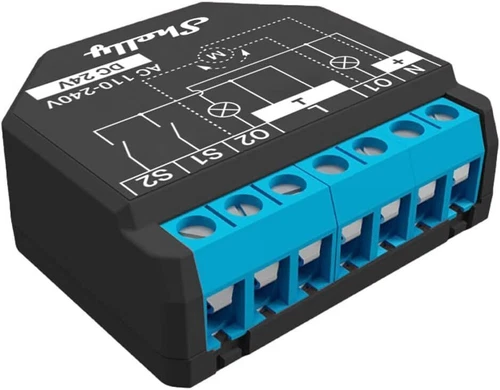 Home Shelly Plus 2PM Relais Gen2 WLAN Schaltaktor 2x10A(16A) BT Messfunktion