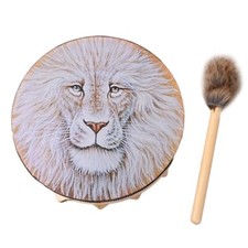 Handmade Shamanic Drum Siberian Music Drums Home Ornament with Drum