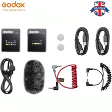 Godox Movelink M1 Ii 2.4ghz Wireless Lavalier Wireless Microphone For Youtube