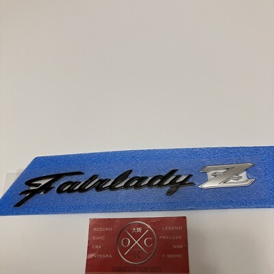 New Genuine OEM Nissan Fairlady Z JDM Rear Emblem Badge RZ34