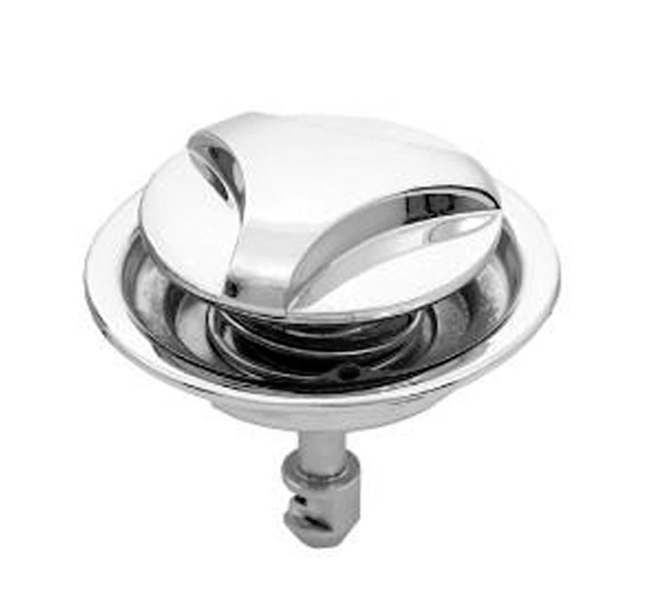 NUEVO 1971-1973 Ford Mustang Capó Pin Set Tipo Torcido Par Cromo Tanto Izquierdo como Derecho Foto 2 de 4