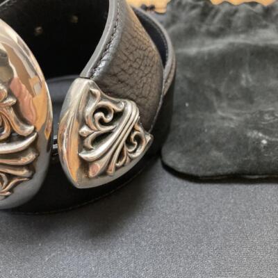 CHROME HEARTS BLT CLASSIC 3PC Classic 3PC Leather Belt 32 CHROME HEARTS BLT CLASSIC 3PC Classic 3PC Leather Belt 32