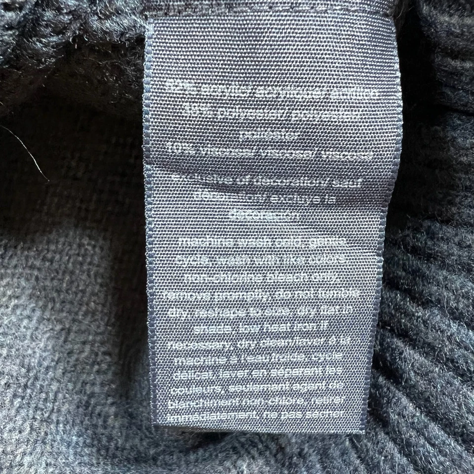 Suéter Feminino Tommy Hilfiger Plus Size 2X Preto Vermelho Fair Isle Manga Longa Novo - Imagem 4 de 4