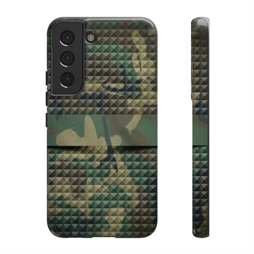 Tough Cases For iPhone, Samsung Galaxy, Google Pixel, 3D Military Green Camo - Picture 188 of 219