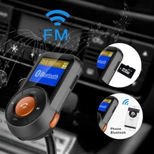 Wireless FM Transmitter for Car Bluetooth Radio Transmitter Adapter Car Charger
