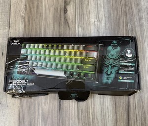 AULA F3261 61-Key RGB Mechanical Gaming Keyboard Wired Hot-Swap NEW