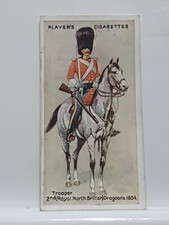 Cigarette Card, Players, Regimental Uniforms,#5 2nd Dragoons (RD15)