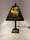 Vintage Dale Tiffany Cinzano Metal Glass Italy Lamp