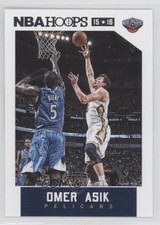 2015-16 Panini NBA Hoops Red Back Omer Asik #156 0a1