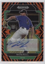 2022 Panini Prizm Draft Picks Tiger Stripes 4/25 Nick Hull #PDP203 Auto a8r