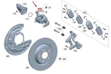 MERCEDES-BENZ GLA H247 AMG Bremssattel hinten links A2474234500 NEU ORIGINAL