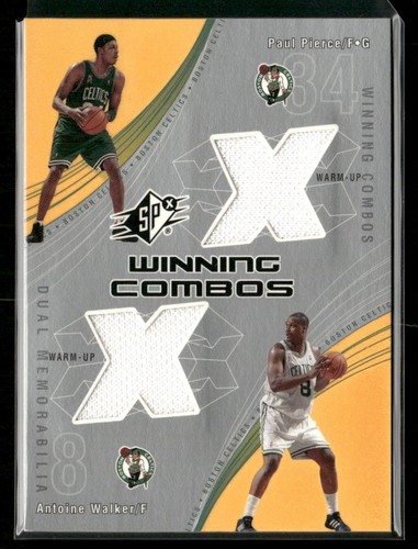 2002-03 SPx #PP/AW Paul Pierce Antoine Walker Winning Combos - Picture 1 of 2