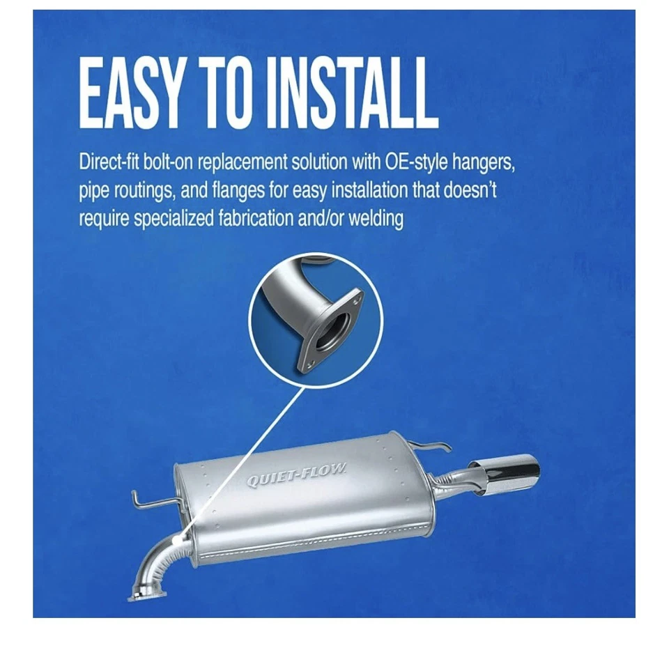 Silenciador de escape-flujo silencioso SS Walker 21423 Foto 2 de 4