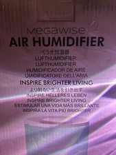 Megawise 24dB Ultrasonic Healthy Top-Refill Cool Mist Humidifier for Bedroom