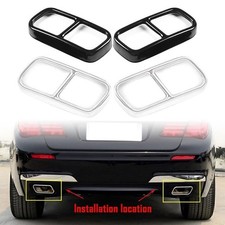 Auto Endschalld�mpfer Auspuffrohr Ausgangsabdeckung Trim f�r BMW F01 7er 2009-14