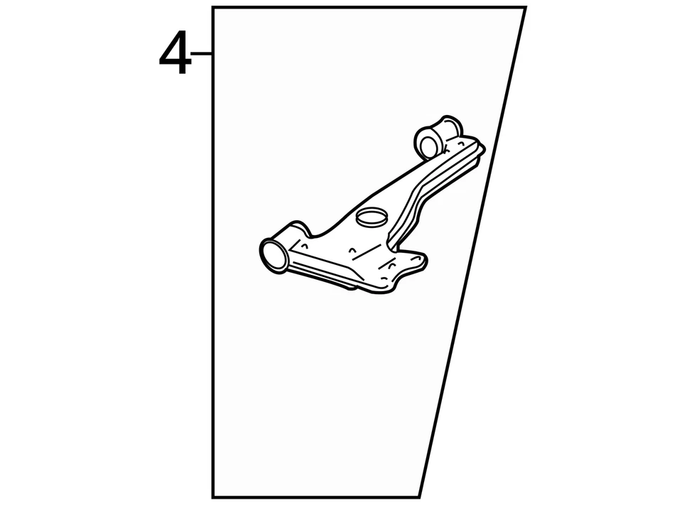 SE ADAPTA A 2000-2005 SATURN L300 LW300 BRAZO ASM FRT LWR CONT 22671495 - NUEVO OEM Foto 3 de 3